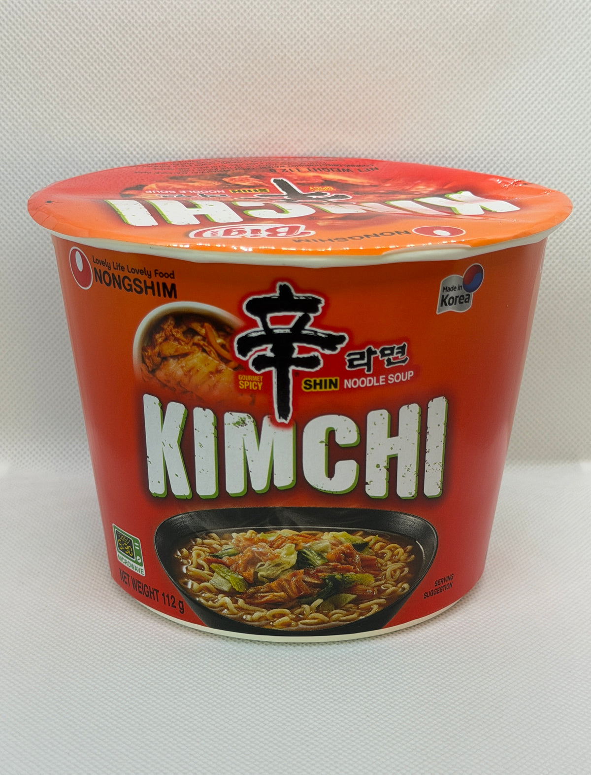 Nongshim Shin Kimchi Noodle Soup Big Bowl – 112g