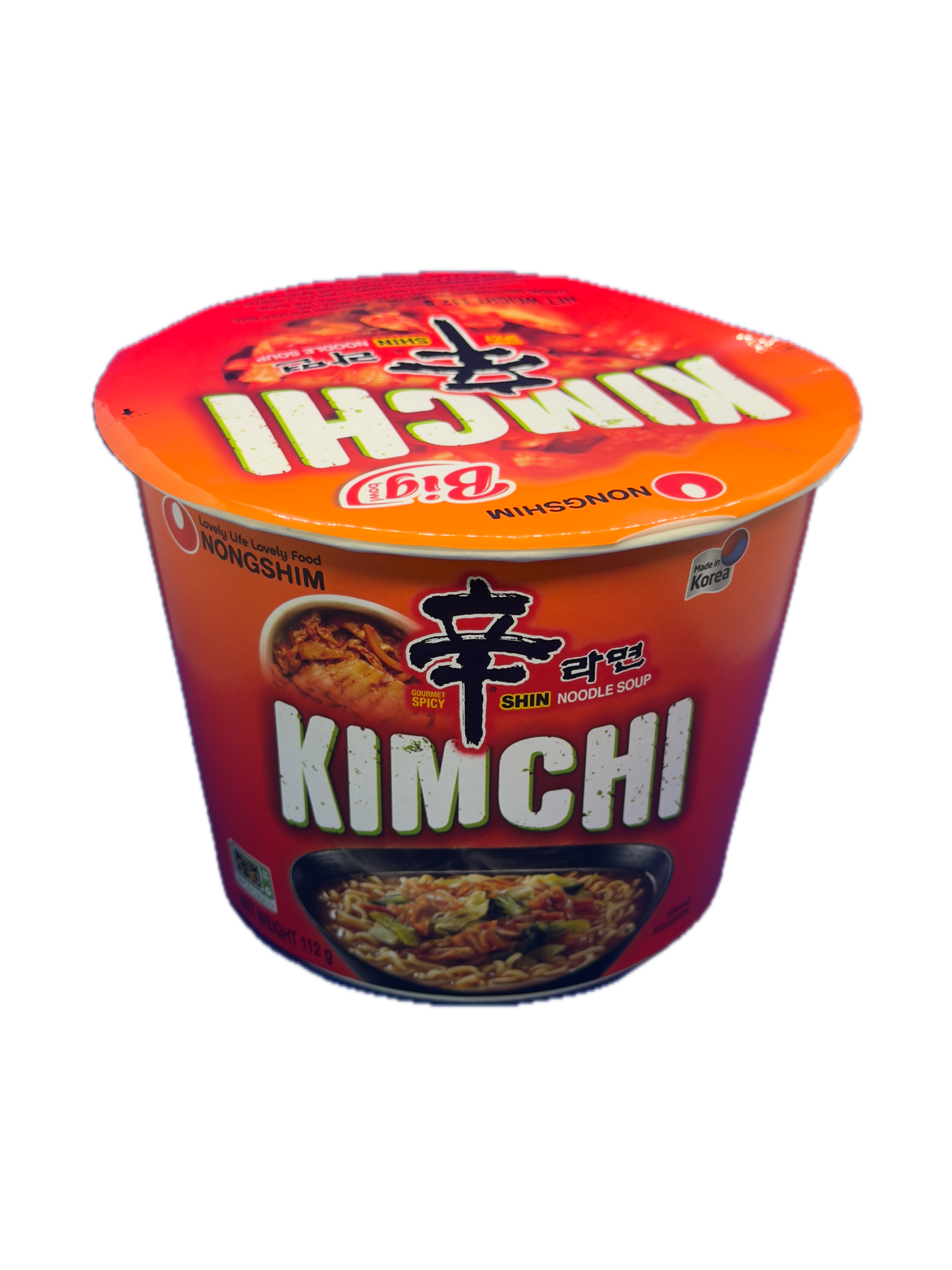 Nongshim Shin Kimchi Noodle Soup (Big Bowl) - 112g
