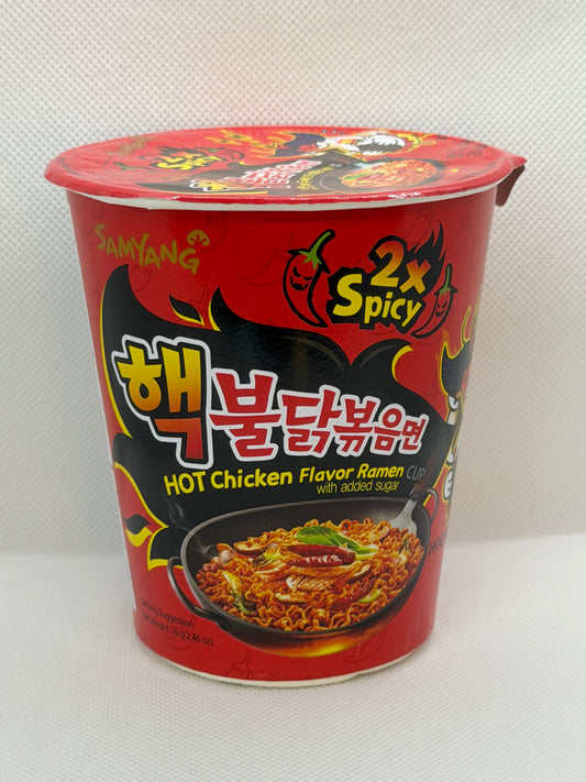 Samyang Buldak 2× Spicy Hot Chicken Flavour Ramen Cup – 70g