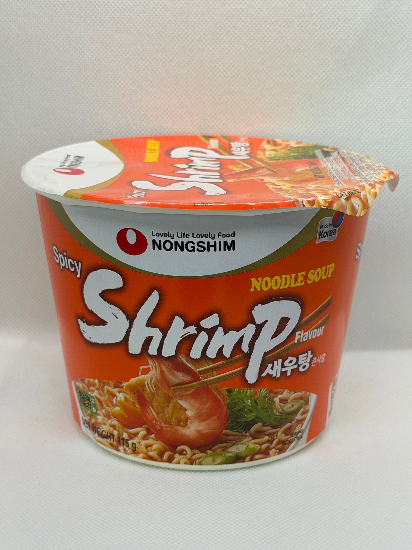 Nongshim Shrimp Flavour Noodle Soup Big Bowl – 115g